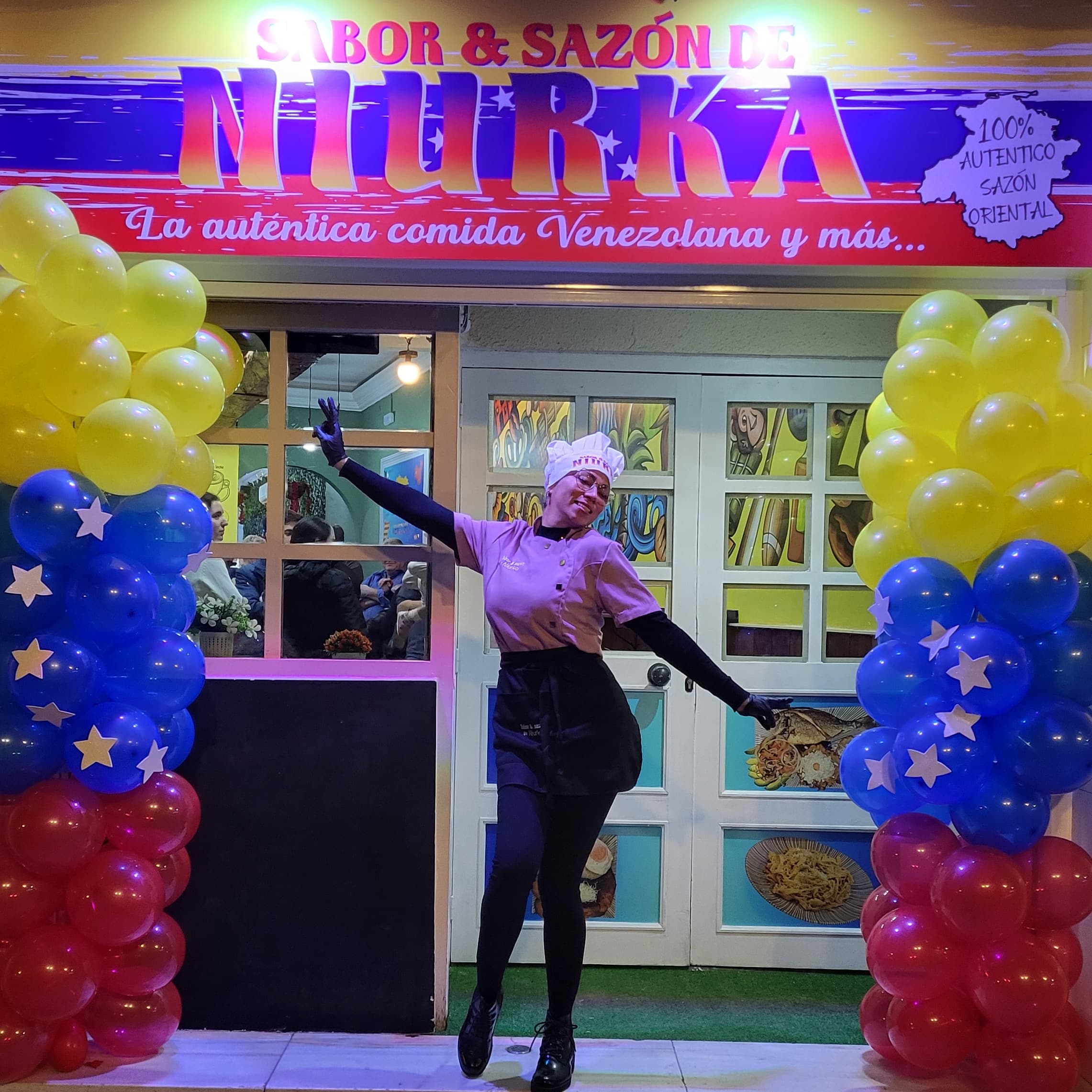 Interior o plato del restaurante Sabor y Sazón de Niurka