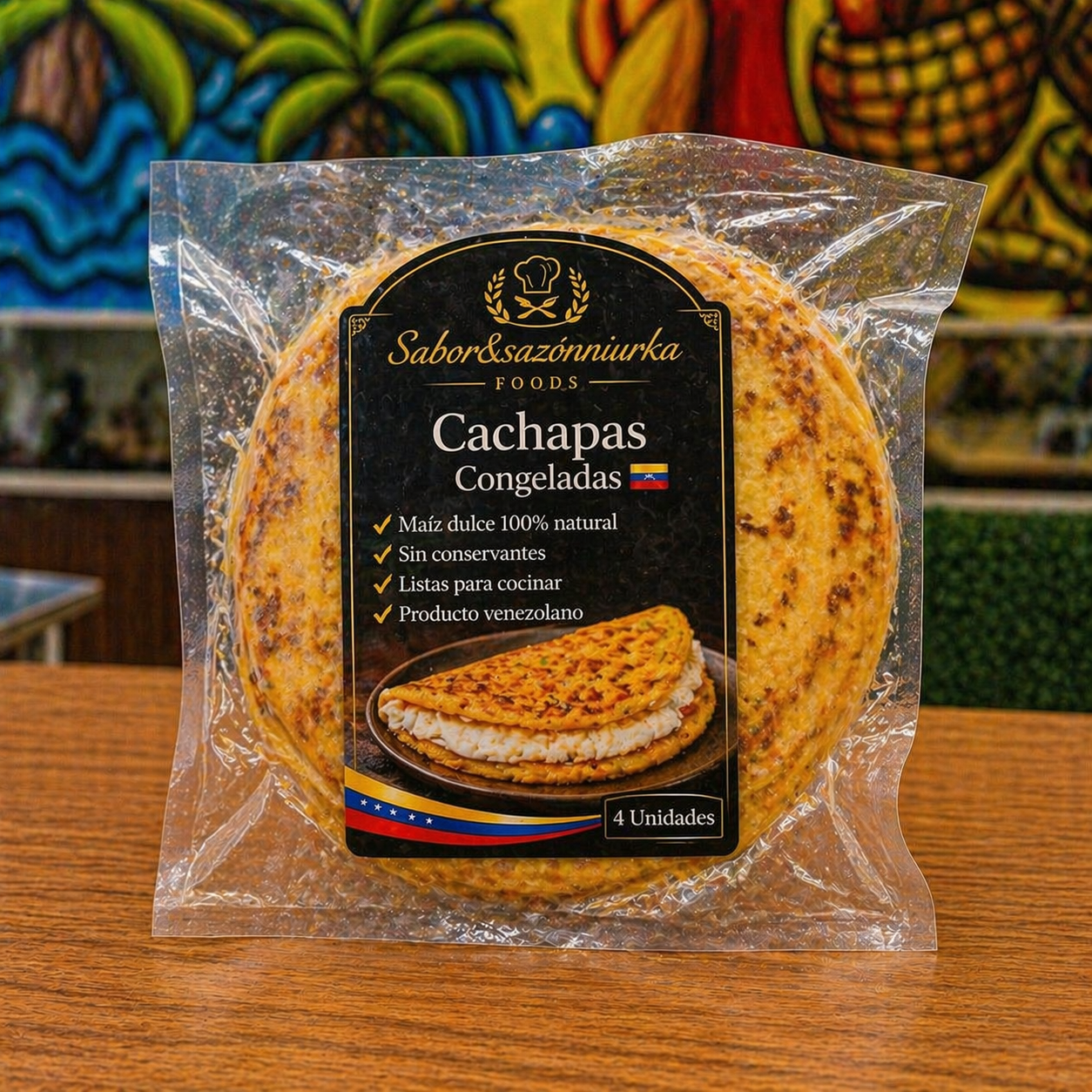 Cachapas congeladas