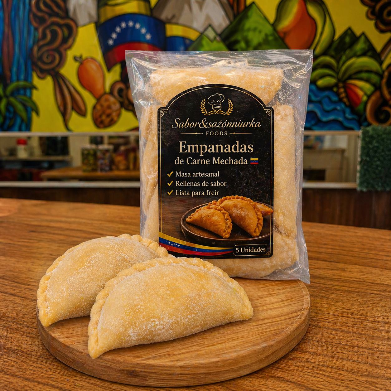 Empanadas venezolanas congeladas